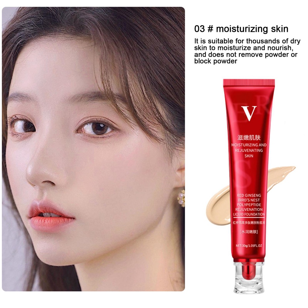 Kem Nền FV Dạng Lỏng Chiết Xuất Nhân Sâm Đỏ Nuôi Dưỡng Da Lâu Trôi R4P5