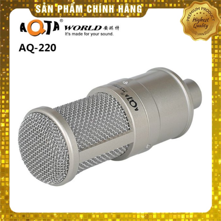 [Mã ELHACE giảm 4% đơn 300K] Mic Thu Âm Cao Cấp AQTA AQ220