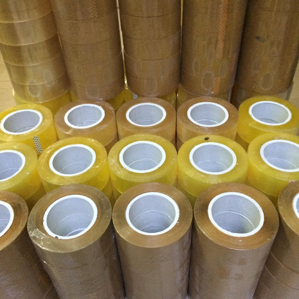 Băng dính 0.5 kg đóng hàng - Bắng keo gói hàng  - HÀNG CHẤT LƯỢNG