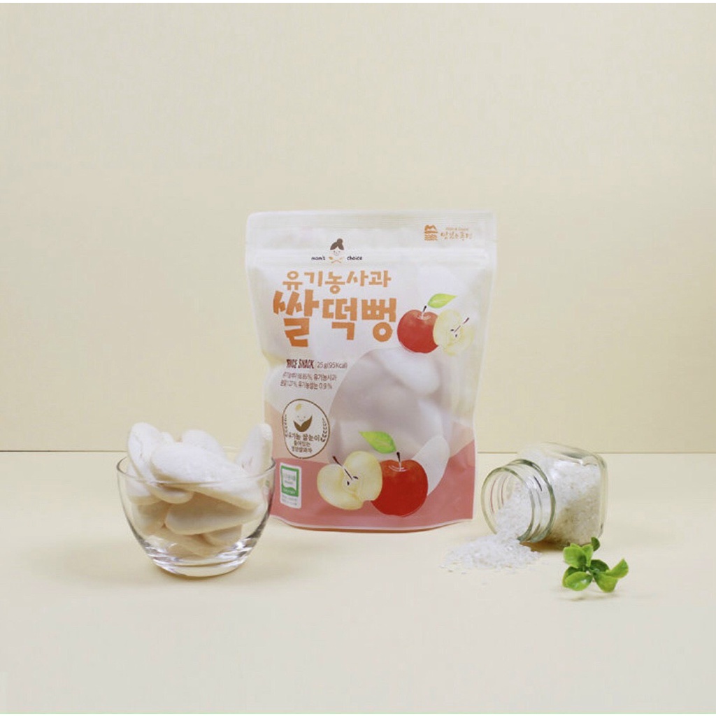 Bánh gạo ăn dặm hữu cơ Mom's Choice Hàn quốc cho bé từ 6 tháng - Bituti Shop
