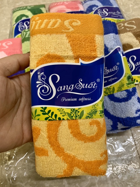 Khăn mặt Sang Suốt 100% cotton