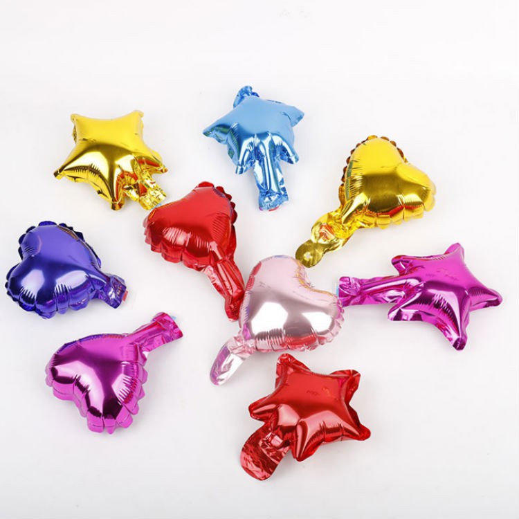 5 Bong bóng nhôm hình trái tim 5 inch dùng cho tiệc cưới, sinh nhật