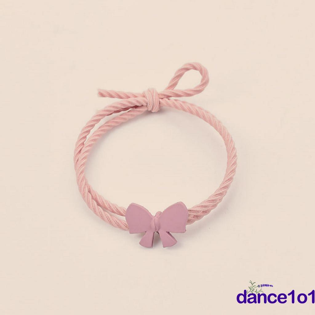 Dây buộc tóc đính nơ thiết kế co giãn thời trang