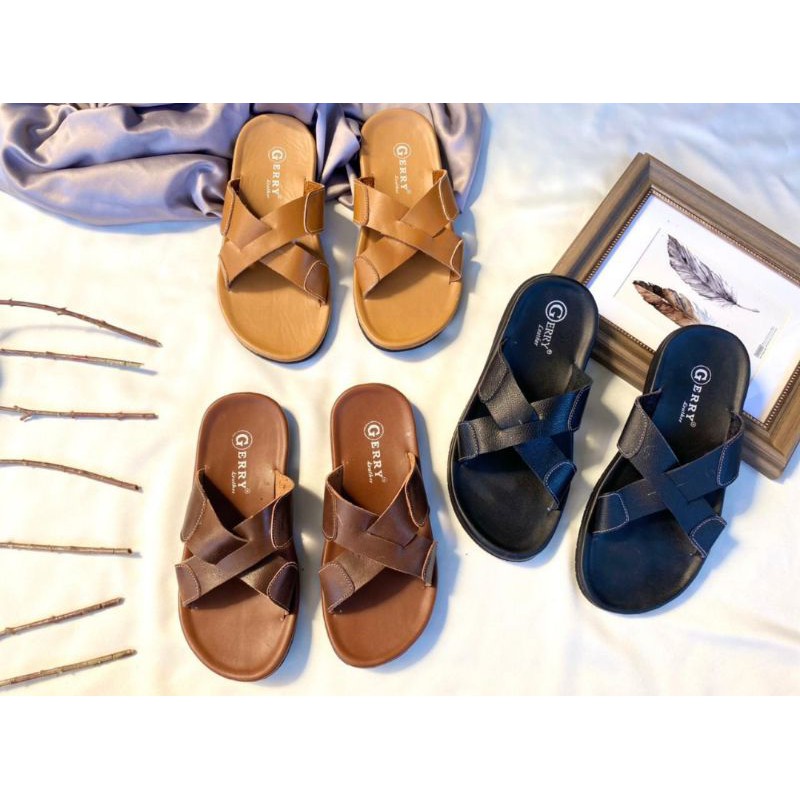 Giày Sandal Da Bò Cho Bé Trai