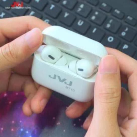 ☢️MẠI DÔ☢️ Tai Nghe Không Dây Bluetooth 5.0 JVJ BT10 cao cấp cảm biến vân tay, xuyên âm