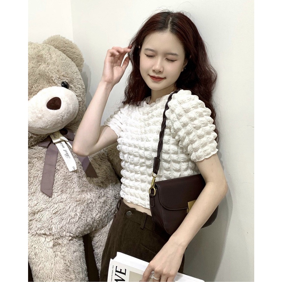 áo croptop hình xốp to cá tính