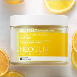 Pad tẩy da chết Neogen Bio-peel Gauze Peeling Trà Xanh Green Tea Chanh Lemon Rượu Vang Wine Rau Má Cica