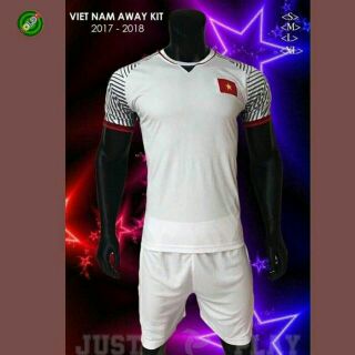 Bộ quần áo thể thao U23 VN trắng size teen