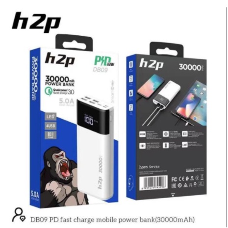 Sạc dự phòng iphone 30000mAh HOCO DB09 hỗ trợ sạc nhanh PD 18W có đèn led hiển thị - SATOPA OFFICIAL