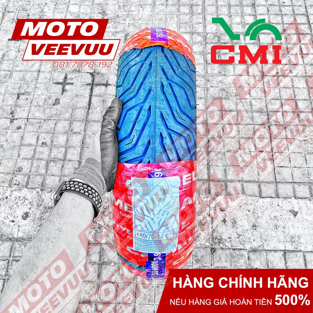 Vỏ lốp xe máy Camel CRV Cheetah 140 70-14 TL 562 Gai City Grip NVX Lốp