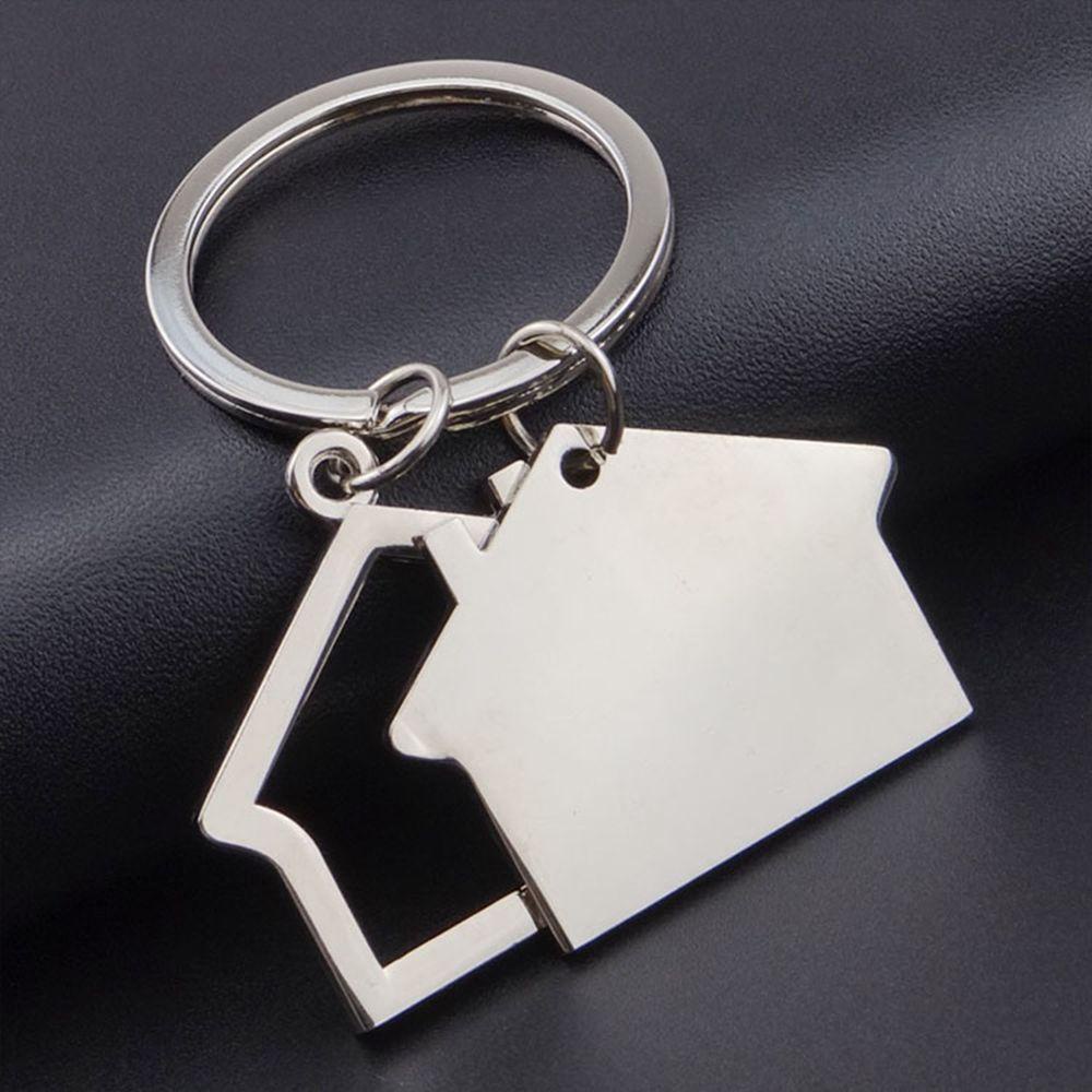 LANFY 2 Móc Khóa Hình Ngôi Nhà Giá Đỡ
