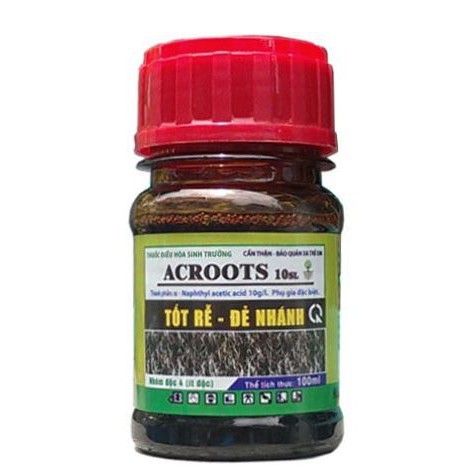 Phân bón lá ACROOTS 10SL - Tốt rễ đẻ nhánh cực mạnh lọ 100ml