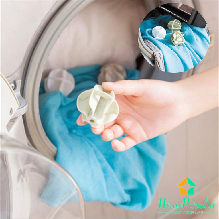 2 Chiếc!!! Bóng Giặt Đồ Chống Rối Tiện Dụng