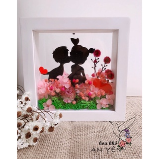 TRANH 3D HOA KHÔ CẦU HÔN