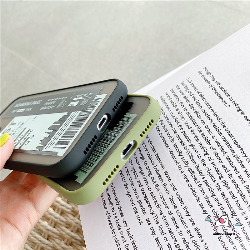 Ốp lưng bảo vệ máy ảnh họa tiết vé máy bay iPhone 11 12 Pro Max 12mini  8plus 7plus 11Pro Max X XS MAX XR 6 6s 8 7 Plus | BigBuy360 - bigbuy360.vn