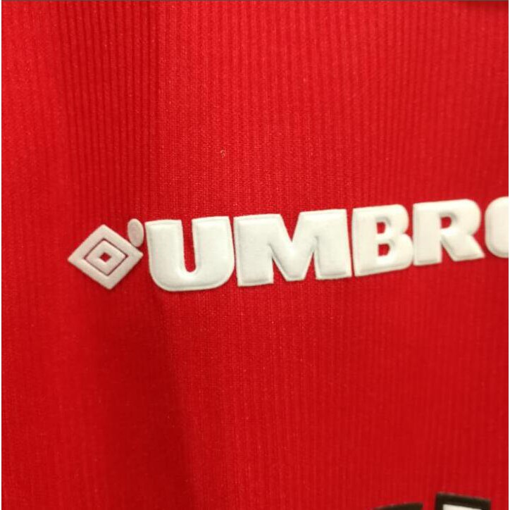 Áo Thun Thể Thao Bóng Đá Nam Tay Dài In Chữ Manchester 1998