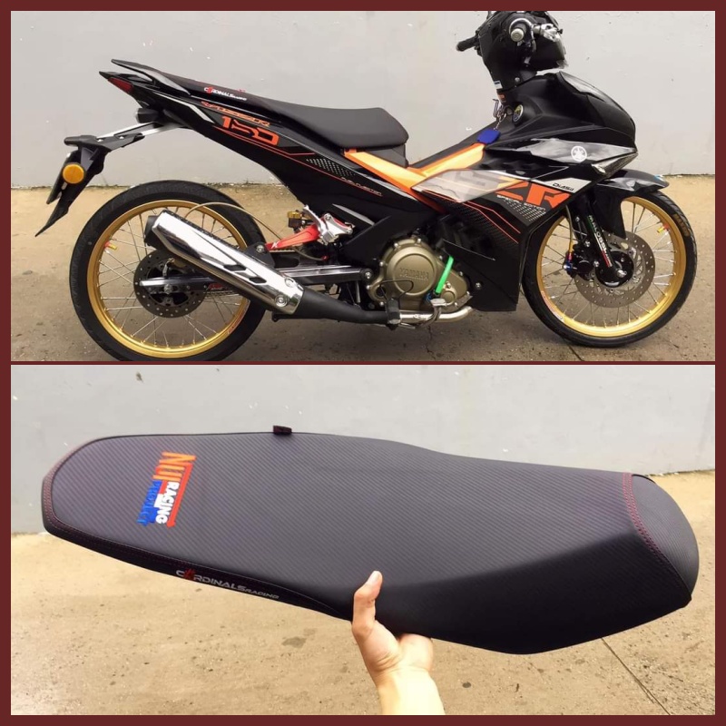 Mút yên exciter 150 ,da yên logo