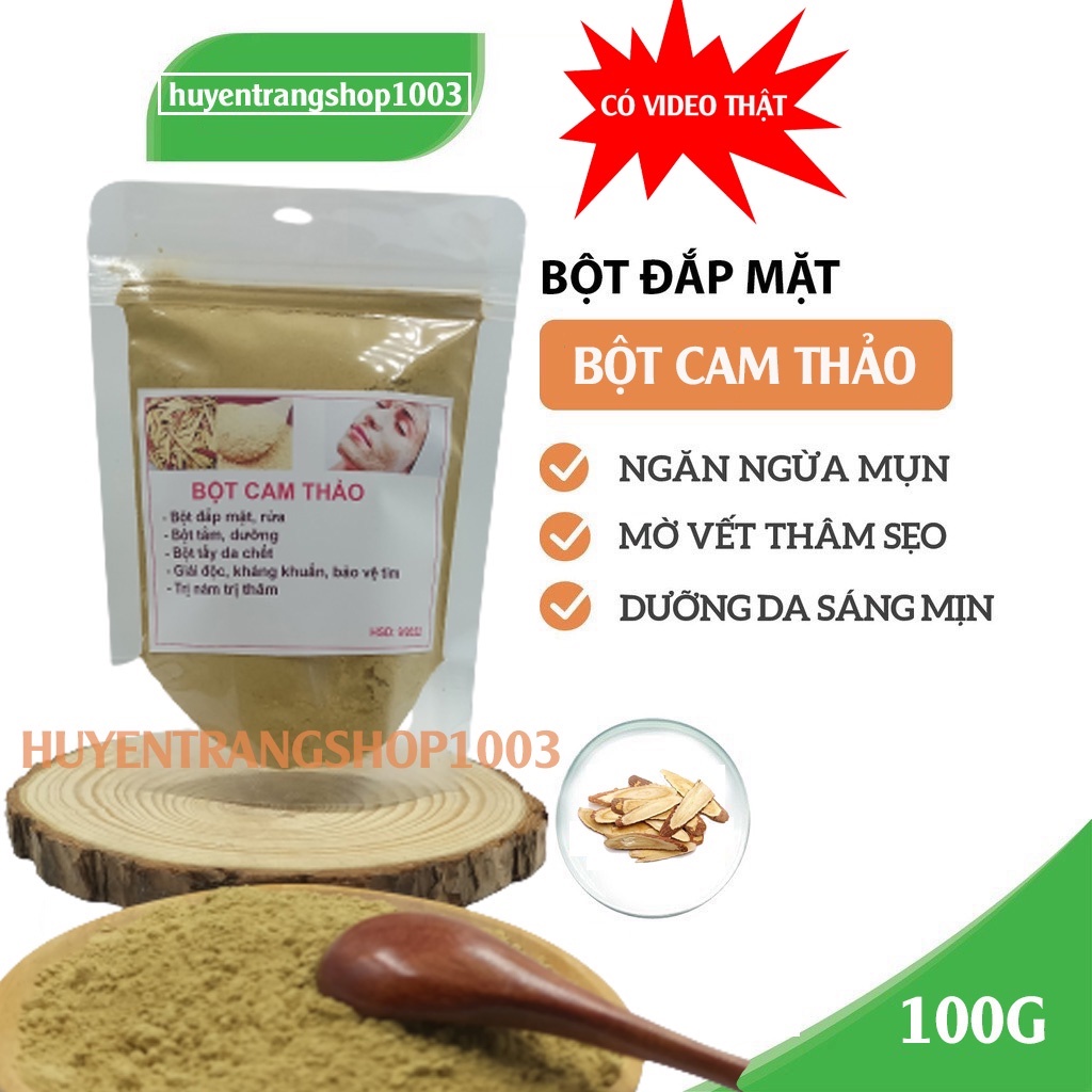 100g bột cam thảo nguyên chất