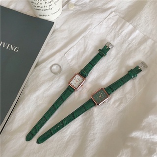 Đồng hồ nữ Viin Style dây da nữ màu xanh