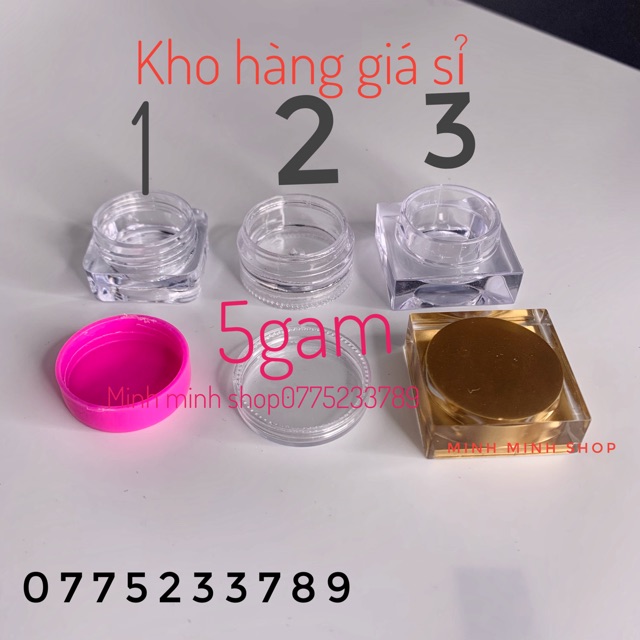 Hũ Nhựa Chiết Mỹ Phẩm ,Dưỡng Tiện Lợi