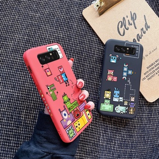 Case For Samsung galaxy Note 10 Note 10 LITE Note 10 PLUS Note 20 ULTRA Note 8 Note 9 New Edge Phone Case Monster Tetris Silicon Case Cases Hollow Silicon Cases Square Edge Protective Case For Camera