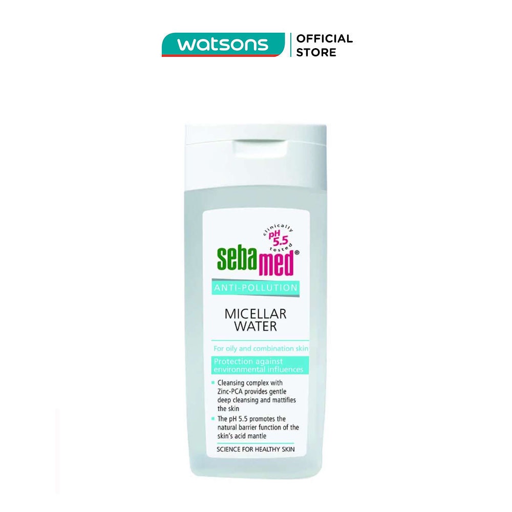 Tẩy Trang Sebamed Cho Da Dầu &amp; Da Hỗn Hợp pH5.5 200ml