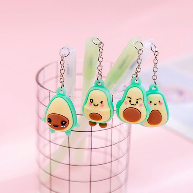 Set 4 Bút Mực Gel Hình Quả Bơ Sáng Tạo