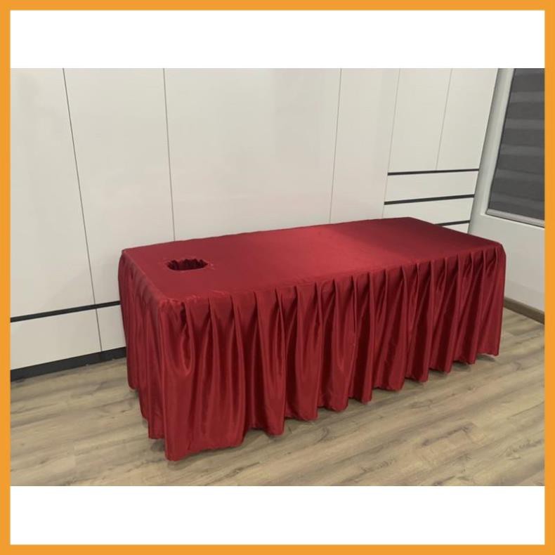 Drap/ ga phi lụa spa, giường gội đầu may đo theo kích thước