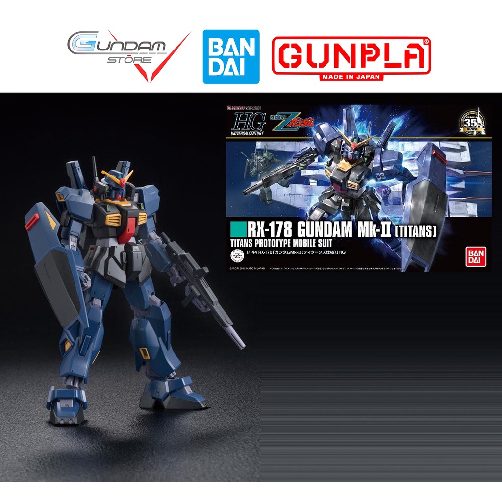 Mô Hình Gundam HG RX-178 Mk 2 Titans Bandai 1/144 Hguc Đồ Chơi Lắp Ráp Anime Nhật