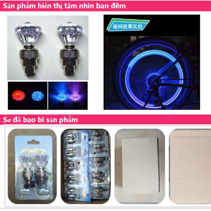 Đèn chớp nháy tự động gắng chân vang các loại xe [ BỘ 2 CÁI]