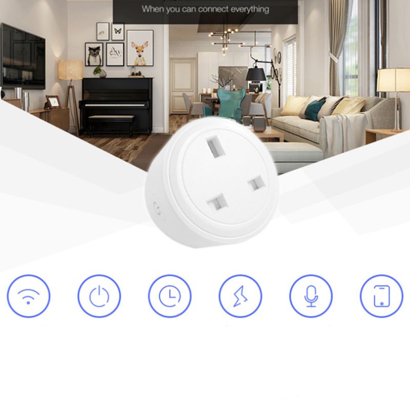 Ổ Cắm Thông Minh Điều Khiển Từ Xa Bằng Ứng Dụng Điện UK