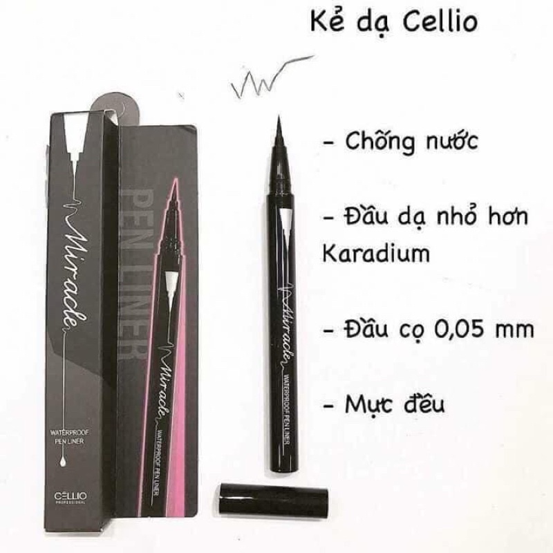 KẺ MẮT CELLIO ĐẦU DẠ NÉT MẢNH LÂU TRÔI