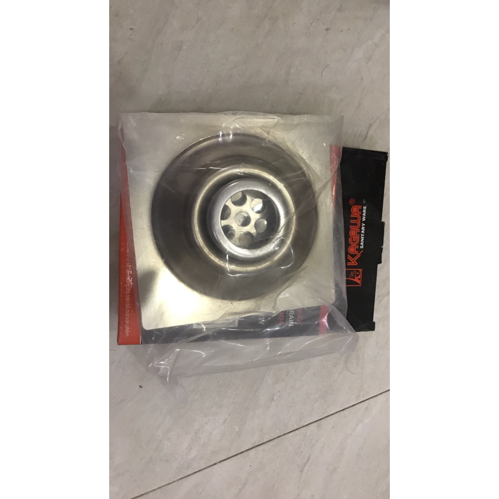 Phễu thoát sàn chống mùi hôi - chặn rác chất liệu inox 304 đặc xước cao cấp KAGAWA