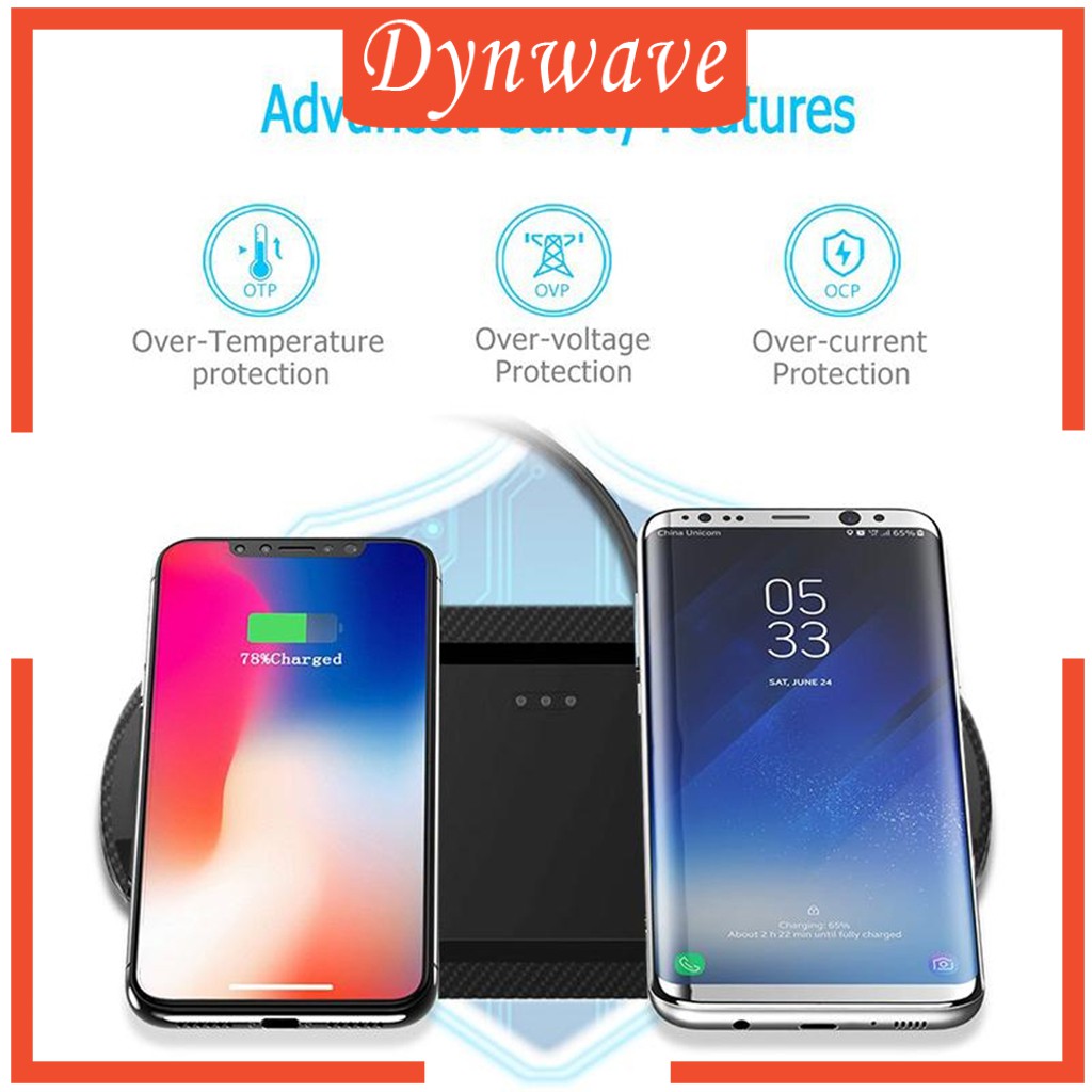 Bộ Sạc Không Dây 10w Qi Cho Iphone Se 2 11 Pro 11 Pro Max Xs Xr 8 Plus