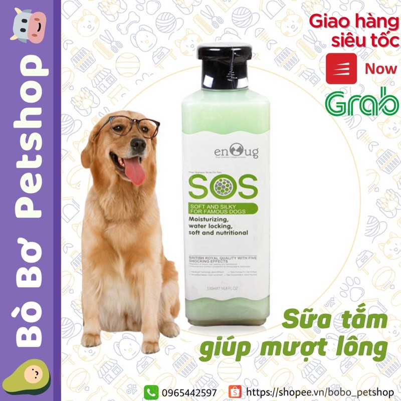 Sữa tắm cho chó mèo SOS - 530ml