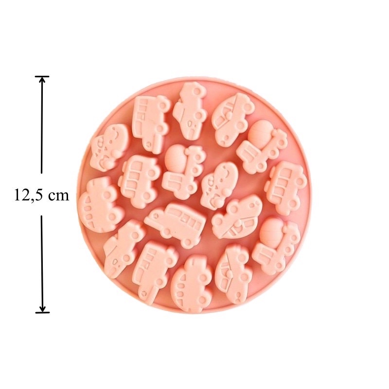 khuôn làm kẹo chip chip tròn,làm thạch bữa ăn phụ cho bé