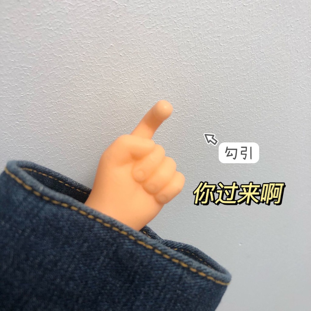 Đồ Chơi Mô Hình Mèo Nhỏ Đeo Ngón Tay Giữa Nhỏ Vui Nhộn Dễ Thương Sáng Tạo