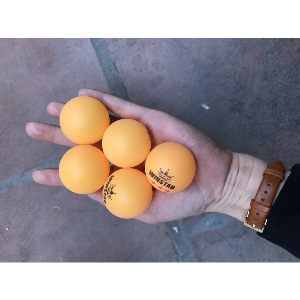 Combo 70 quả bóng bàn tập luyện Winstar (2 màu trắng và vàng) hàng chính hãng