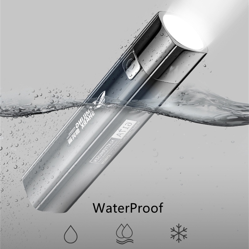 Đèn Pin LED 18650 Sử Dụng Pin Sạc USB Tiện Dụng Khi Đi Xe Đạp Ban Đêm