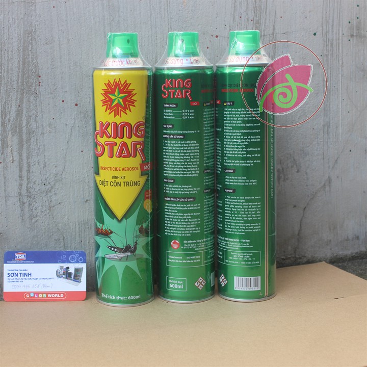 Xịt Muỗi Diệt Côn Trùng King Star 600ml