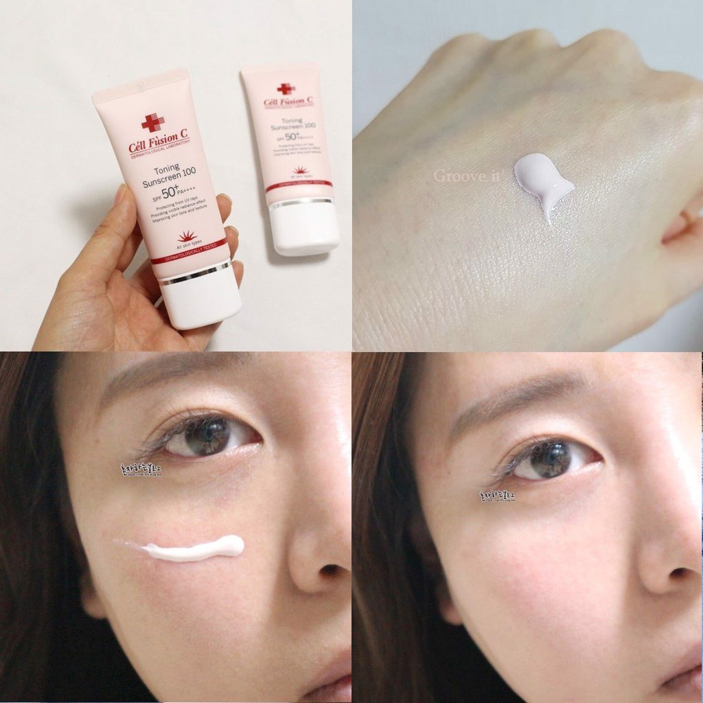 Kem Chống Nắng Nâng Tông Cell Fusion C Toning Sunscreen 100 SPF 50