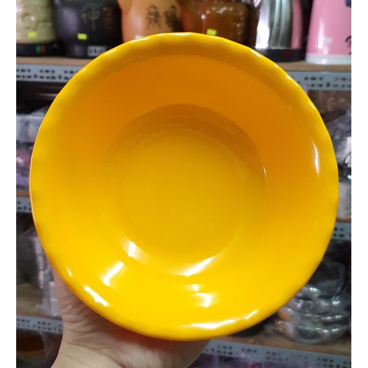 Tô - Chén - Dĩa nhựa melamine (mica) màu vàng