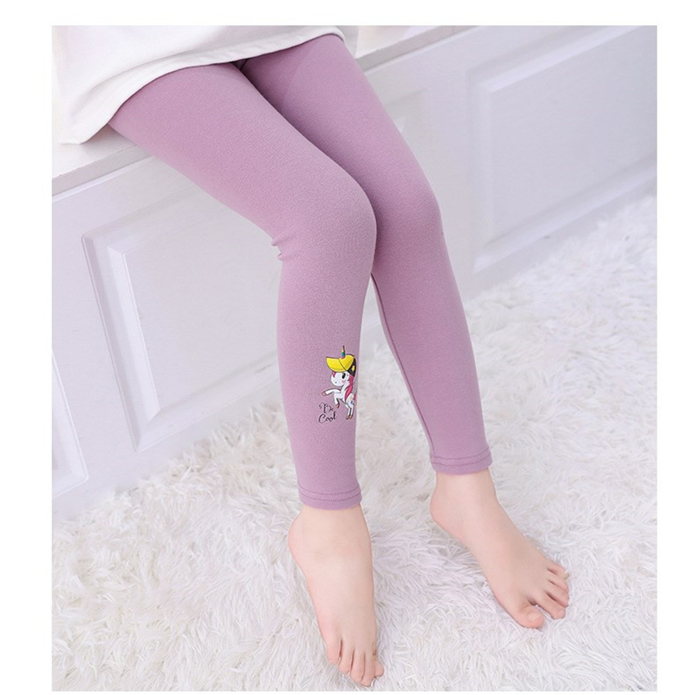 Quần Legging In Hình Ngựa Một Sừng Dễ Thương Cho Bé