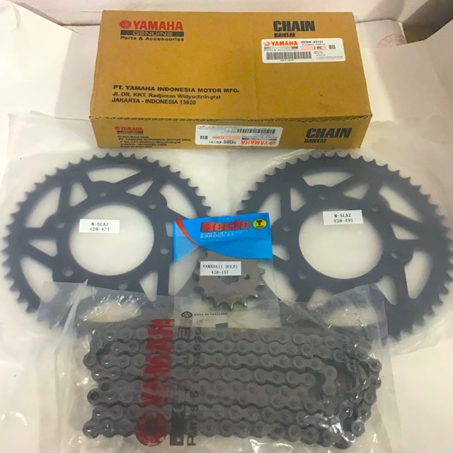 Yamaha TFX M-Slaz Bộ Nhông Dĩa Recto Sên DID 428VIX 132L Oring Phốt Cao Su Chính Hãng Made in Thailand