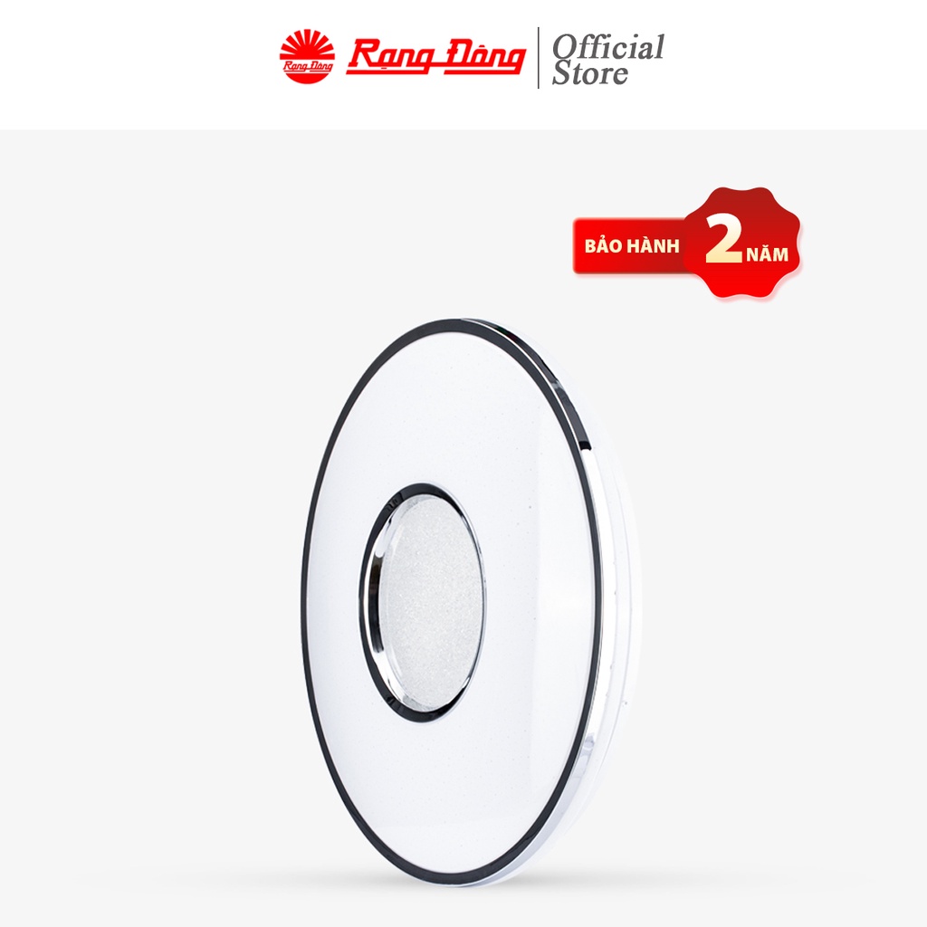 Đèn LED ốp trần sử dụng điều khiển remote thay đổi màu ánh sáng, cường độ ánh sáng Rạng Đông