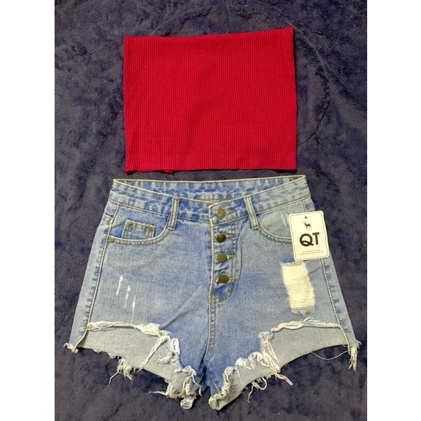 Quần jeans hè thiết kế độc lạ