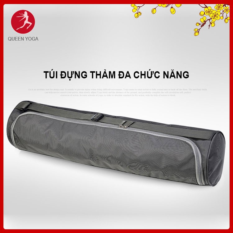 [FREESHIP❤️ ]Thảm tập yoga gym cao su Pu chống trơn trượt 100% in định tuyến, hoa , 7 luân xa tặng kèm túi đựng