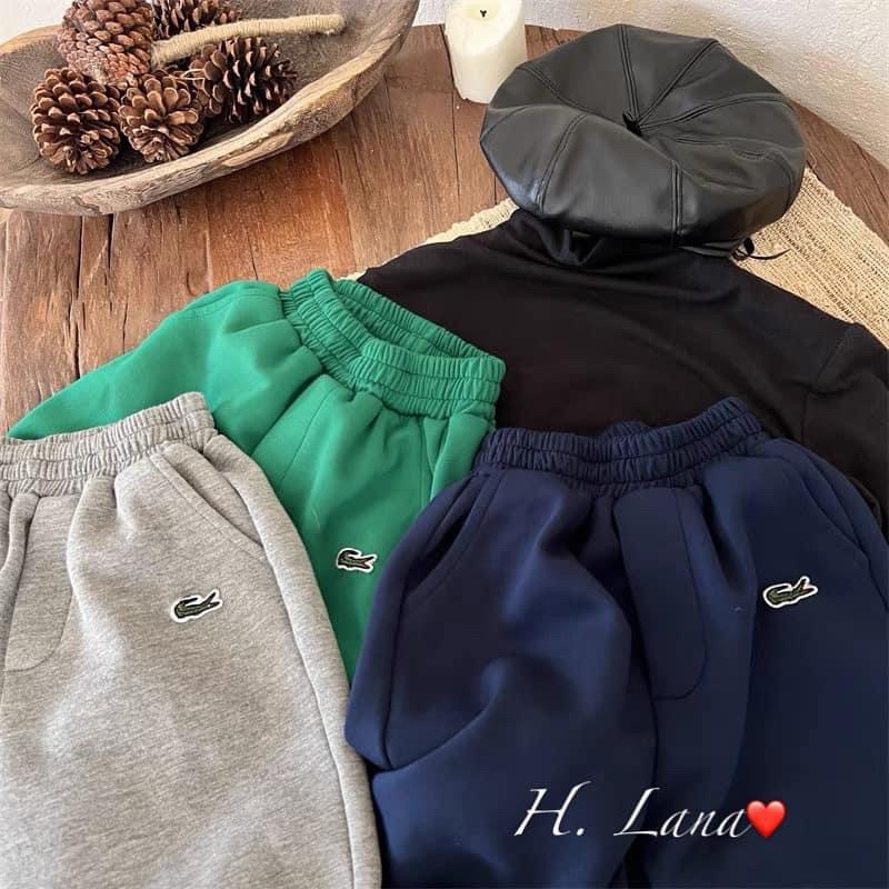 COMBO 3 QUẦN NỈ LACOSTE CHO BÉ