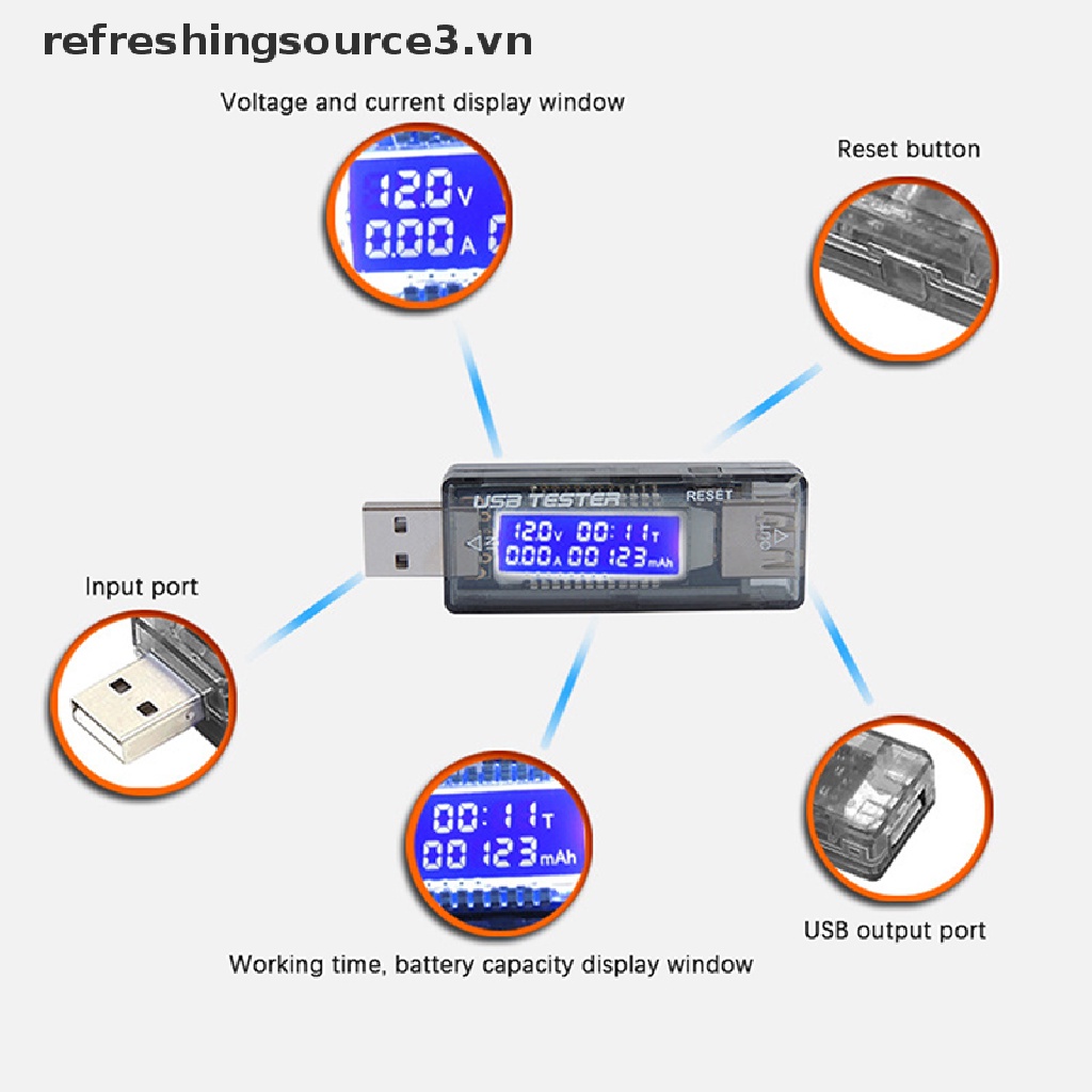 Usb Kiểm Tra Dòng Điện 4-20V Kèm Dây Cáp Chuyên Dụng