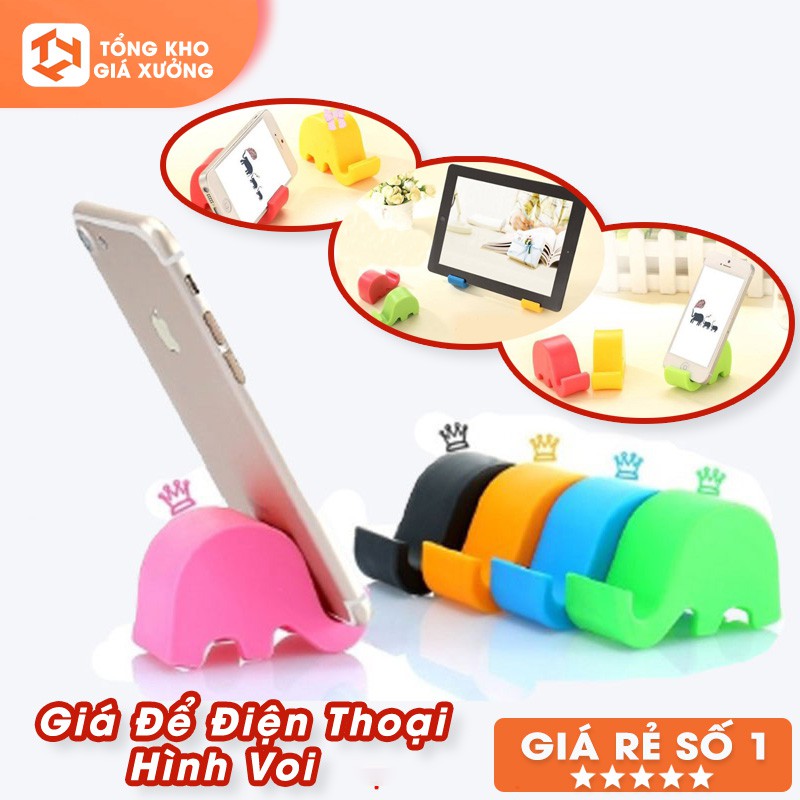 Giá Để Điện Thoại Hình Voi Cute Lạc Lối Giá Rẻ Vô Đối (GCV01)